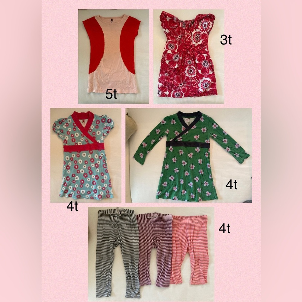 NOT AVAILABLE  Lot of tea collection clothes sizes 3-5t.